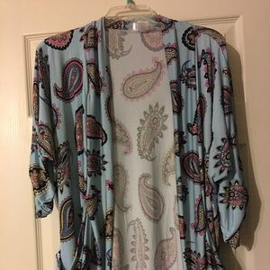 Zig Zag Stripe Pocket Cardigan